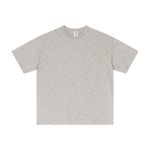 เสื้อยืดคอตตอน 100% หนัก 220 กรัม ทรงหลวม ใส่ได้ทั้งชายและหญิง สกรีนโลโก้ได้ ลายกราฟิกคุณภาพสูง - Product Image 2