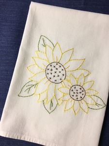 Paños de Cocina Reutilizables Nature4u 100% Algodón, Diseño Bordado de Flores Silvestres, Ecológicos, de Secado Rápido, para Bodas - Product Image 3