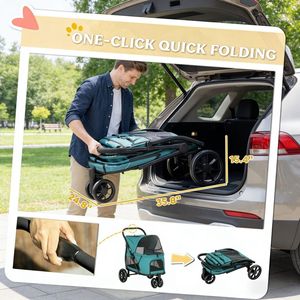 Trasportini per Animali Domestici: Passeggino per Cani per un Trasporto Facile - Product Image 3