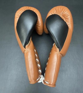 Gants de boxe en cuir de qualité supérieure, à lacets, style NBNL, vente en gros - Product Image 6