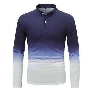 Polo de Golf de Manga Larga para Hombre, 100% Poliéster de Secado Rápido, Estilo Rugby, con Logotipo Bordado Personalizado, Diseño Liso - Product Image 2