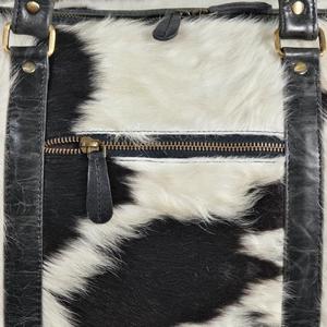 Bolsa de Viaje de Gran Capacidad con Cierre de Cremallera y Estampado de Piel de Vaca de Imitación - Product Image 6