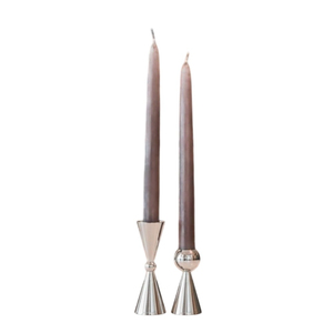 Porte-bougie en métal rose doré, style minimaliste nordique, support pour bougie conique, fin, en cuivre, en forme d'heure de prière, pour mariage - Product Image 4