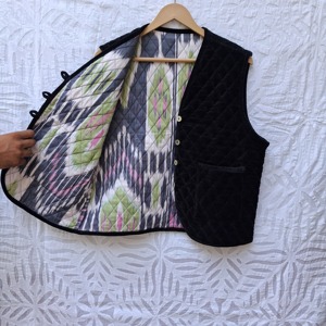 Chaleco Retro de Terciopelo para Mujer, Estilo Occidental Vintage, Corte Ajustado, Corto, Transpirable, Ecológico, Cuello en V, Opciones de Tallas Grandes, Nuevo - Product Image 2