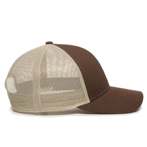 Casquette Trucker Classique Marron Unisexe avec Dos en Maille, Fermeture Snap Réglable, Respirante, pour Activités de Plein Air, Personnalisation de Marque OEM - Product Image 5