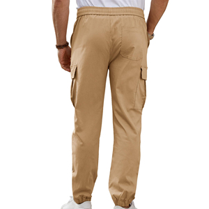 Wholesale <b>Men</b> Cargo Pants Custom Design Multi Pocket Outdoor Casual <b>Trousers</b> <b>Elastic</b> Waist OEM ODM Garment Manufacturer Custom - Product Image 6