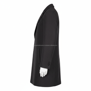 <b>Men's</b> Long <b>Overcoat</b> Waterproof Custom OEM Wholesale - Product Image 4