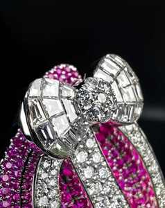 Collar con Colgante de Letra Personalizada en Plata 925 de Lujo VOAINO, Joyería Hip Hop con Moissanita y Diamantes de Laboratorio - Product Image 2