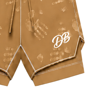 Shorts de Baño para Hombre, Color Marrón, Estampados, de Secado Rápido, Ligeros, Transpirables, con Cordón Ajustable en la Cintura, Ropa Deportiva para Natación, Trajes de Baño para Playa - Product Image 4