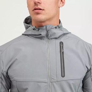Veste de pluie d'hiver décontractée de haute qualité avec capuche debout coupe-vent léger doublé de coton motif de vêtements d'extérieur tricotés chauffants - Product Image 5
