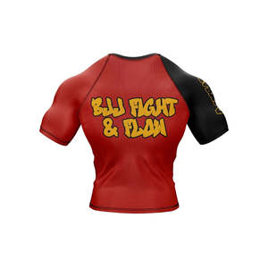 Vente en gros de rashguard de Jiu Jitsu Bjj personnalisé avec logo imprimé en 3D pour hommes, t-shirt de compression respirant Spiderman UPF50+ à manches courtes - Product Image 5