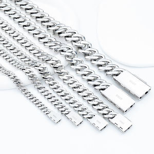 Bracelet chaîne en pierre naturelle taille émeraude 18 carats plaqué rhodium, géométrique classique unisexe, certifié IGI, bijoux de mariage - Product Image 3