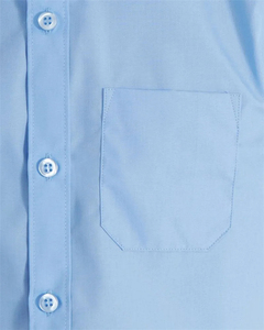 Chemises d'uniforme scolaire pour garçons, bleu clair, manches courtes, polyester viscose, uniforme scolaire pour l'école primaire - Product Image 5