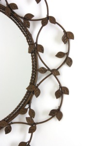 Miroir mural encadré moderne avec cadre en métal, surface en verre décorative, design dernier cri à un prix très raisonnable - Product Image 5