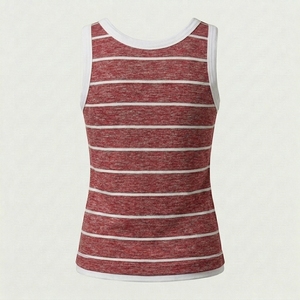 เสื้อกล้ามออกกำลังกายผู้หญิงไซส์ใหญ่ ผ้าฝ้าย พิมพ์โลโก้ได้ ราคาส่ง - Product Image 2