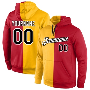 Wholesale OMMIZ INDUSTRY Custom Stitched Graffiti Pattern Red <b>Thunder</b> Blue-White Abstract Splatter Pullover Sweatshirt Hoodie - Product Image 3