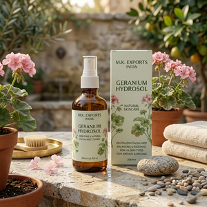 Hydrolat de Géranium Distillé à la Vapeur, Brume Faciale Naturelle, Eau Florale Équilibrante pour la Peau, Vente en Gros - Product Image 3