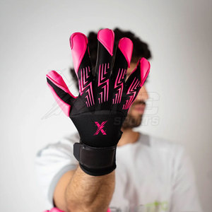 Guantes de Entrenamiento de Portero de Cuero Premium, Antideslizantes, con Cierre de Gancho y Bucle, Diseño Transpirable para Sesiones de Academia y Ejercicios de Porteros - Product Image 4