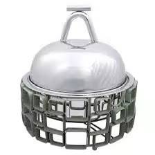 Casserole isotherme rouge en acier inoxydable avec couvercle à plusieurs niveaux, réchauffe-plats, bol de service thermique pour Roti Chapati - Product Image 2