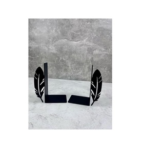 Porte-livres en fer forgé faits à la main, conçus pour l'organisation des étagères de la maison, du bureau, de la salle d'étude, de la bibliothèque et la présentation décorative des livres - Product Image 5