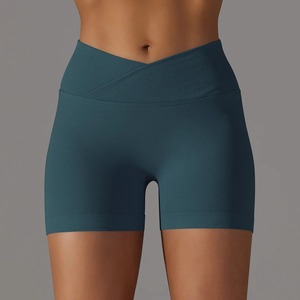 Wholesale OEM <b>Women</b> Slim-fit Sports <b>Shorts</b> Lightweight Yoga <b>Women</b> Running <b>Shorts</b> Breathable <b>Women's</b> Regular Gym <b>Short</b> - Product Image 3