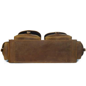 Top Quality Crazy Horse Leather Men <b>Briefcase</b> Rugged Executive Laptop Carrier with Smart Organizer Pockets Bulk Supply Low MOQ - Product Image 4