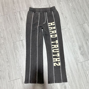 Unisex Heavyweight Acid Wash Sun Faded Jogger Streetwear Set Custom Screen Printing Hoodie and <b>Sweatpants</b> for Men in Winter - Product Image 4