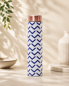 Bouteille en cuivre de designer en promotion, fabriquée en Inde, de qualité alimentaire, en cuivre pur, pour la vente en gros et l'exportation - Product Image 1