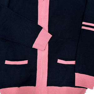 Cardigan brodé sur mesure avec lettres grecques 2026 pour femme, tricoté de haute qualité, style sororité, pull universitaire, vente en gros OEM - Product Image 5