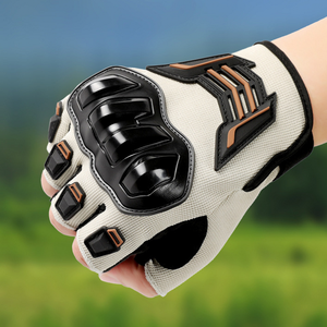 Guantes de Motociclismo para Hombre, Protección Rígida, Dedos Completos, Deportivos, para Ciclismo y Carreras, Medios Dedos - Product Image 4