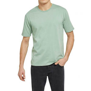 T-shirt essentiel pour homme, coton lourd de qualité supérieure, coupe classique, col rond, tee-shirt décontracté pour tous les jours - Product Image 1