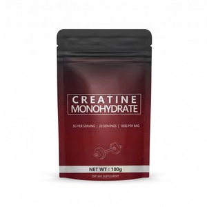 Créatine monohydrate en poudre sur mesure, étiquette privée OEM ODM, 100 g, 20 portions, complément nutritionnel sportif - Product Image 1