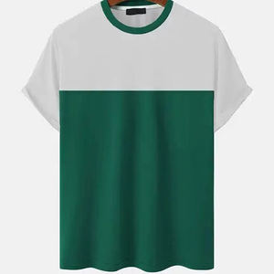 Camiseta de algodón con diamantes de imitación de último diseño, venta al por mayor, ropa de calle de verano, nuevo estilo, camisetas con logotipo personalizado para venta en línea - Product Image 1