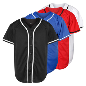 Maillots de baseball personnalisés haute performance sublimés, design d'équipe complet avec noms et numéros personnalisés, séchage rapide, manches courtes, pour hommes - Product Image 4