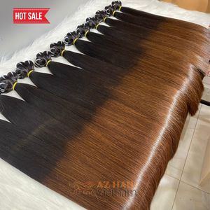 Extensions de cheveux bruts vietnamiens 100 % naturels Remy, alignés aux cuticules, double trame, brillants, qualité os, vente en gros AZ Hair - Product Image 4