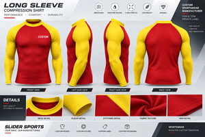 Maillot de cyclisme Rash Guard Maker Musclewear Undershirt Pro pour homme, T-shirt de sport pour musculation, T-shirt à manches longues pour homme - Product Image 3
