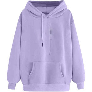 Sudadera de Forro Polar Personalizada para Mujer, Vestido de Invierno, 100% Algodón, Transpirable, Resistente al Viento, Ecológico, con Logotipo Bordado en la Parte Delantera, 360g - Product Image 1