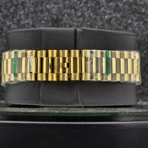 Reloj Automático de Lujo para Hombre, de Acero Inoxidable, Chapado en Oro de 18K, con Fecha, Bisel Estriado, Cristal de Zafiro, Moissanita, Mecánico - Product Image 4