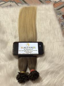 Vente en gros 100% Remy Extensions de kératine vietnamienne pré-collées Y Tip Hali Super Double/OEM Supply Single Drawn Tangle-Free Hali - Product Image 3