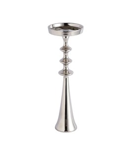 Silver Metal <b>Candle</b> Holder Taper <b>Candle</b> Stand for Wedding Dinning Party and Home Decoration Available In <b>Bulk</b> Quantity - Product Image 3