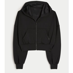 Vente en gros – Nouveau sweat à capuche court à manches longues pour femme, avec logo frontal, service OEM personnalisé, prix abordable, mode sur mesure - Product Image 6