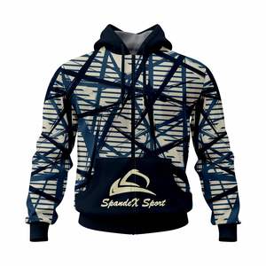 Sweat à capuche haute performance pour hommes, logo personnalisé, 100 % coton, sport de plein air, sweat à capuche zippé de haute qualité pour garçons, coupe classique, streetwear - Product Image 2