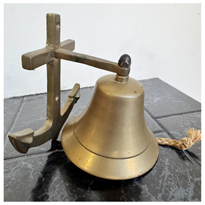Beautiful Nautical <b>Brass</b> <b>Bell</b> Luxury Well <b>Bell</b> Premium <b>Brass</b> <b>Bell</b> for Garden Patio Temple Ship and Holiday Decoration - Product Image 1