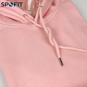 Hot Sale Unisex Satin Lined Hoodie Men's Pullover with Custom Logo Street Wear Couple Hoodies for Winter Plain Dyed - Product Image 2