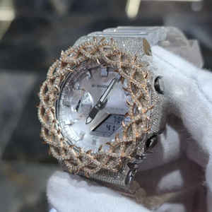 Reloj Shreeji Jewels VVS Moissanite de Alta Calidad con Alarma GPS, Lujoso y Moderno, Analógico, de Acero Inoxidable, Movimiento Mecánico Automático, Resistente al Agua - Product Image 4
