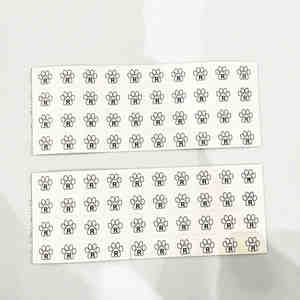 ป้ายคำแนะนำการซักผ้าแบบ TPU แบบกำหนดเอง |   ป้ายเสื้อผ้าสีขาวทนทานสำหรับเสื้อผ้า รองเท้า และกระเป๋า |   ป้ายแบรนด์กันน้ำแบบตัดด้วยความร้อน (แบบม้วน) - Product Image 4