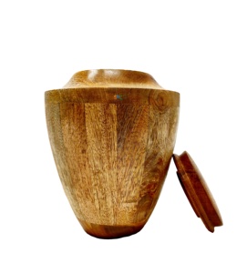 Venta al por mayor caja de urna de madera hecha de madera de mango para cenizas producto de alta calidad mascota y cenizas humanas olla urnas producto conmemorativo - Product Image 1