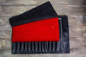 Sac à outils en cuir pour chef de cuisine professionnel personnalisable, vente chaude, sac à couteaux robuste, durable et compatible OEM LKR-0249 - Product Image 5