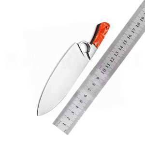 High Quality Custom Handmade Damascus Steel Chef Knives American Flag Bone Wood Handle - Product Image 6
