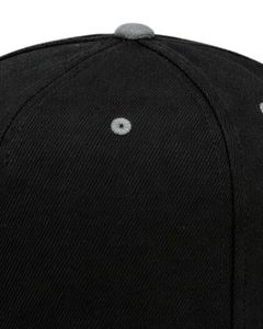 Customized Black Grey Flat Brim Snapback <b>Cap</b> For <b>Men</b> Women Adjustable Cotton <b>Baseball</b> Hat Casual Streetwear Premium Quality - Product Image 5